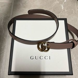 Authentic Gucci belt-dusty rose (beige nude) size 75